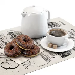 Coffee shop Donuts set 01 3D model