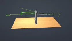 Convex mirror 3D model