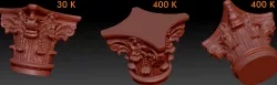 Corinthian capitel 3D model