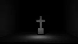 Cross Tombstone 3D model