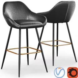 Cult Living Rena Bar Stool 3D model