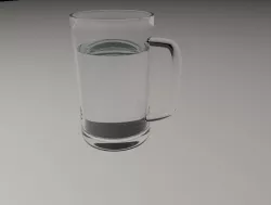 Cup water 3D model