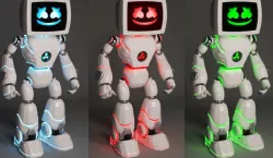 Cute robot 3D model