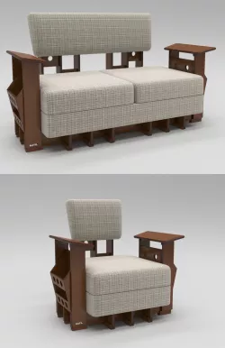 Cyrus Sofa 3D model
