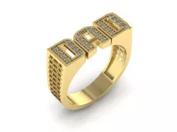 dad ring 3D model