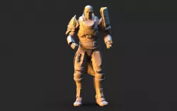 Destiny 2 Zavala 3D model