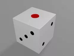 Dice 3D model 3D model