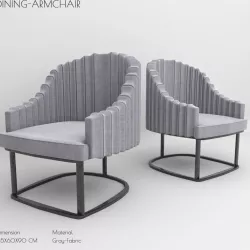 Dining-Arm-Chair 3D model