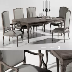 Dining group Angelo Cappellini 3D model