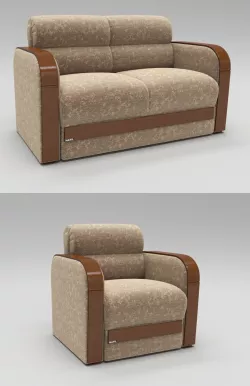 Dodge sofa 3D model