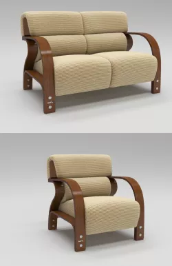 Dorris Sofa 3D model