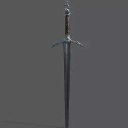 Dragon Sword Gameready Low-poly  3D model