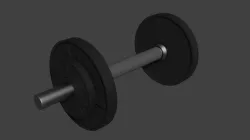 dumbbell 3D model