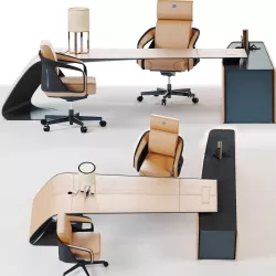 ETTORE grand bureau 3D model