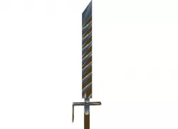 Fanny Sword Low-poly  3D model