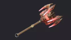 Fantasy Stylish Weapon- Mace of Demon Low-poly  3D model