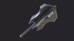 Fantasy Stylish Weapon- Mace of Vand Low-poly  3D model