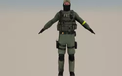 FBI cs go 3D model
