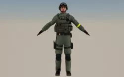 FBI option A 3D model
