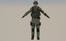 FBI option B 3D model