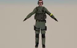 FBI option D 3D model
