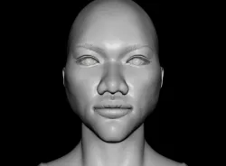 Female Head  3D model