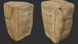 Field Bandage PBR Low-poly  3D model