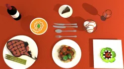 Fine Dine Asset Pack Low-poly  3D model