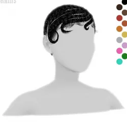 Finger Waves Braid 3D model
