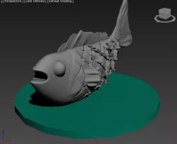 Fish figure 3D model