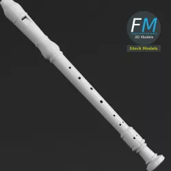 Flute 3D model