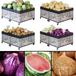 Fruit-Vegetable display racks 3D model