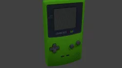Gameboy Color Low-poly  3D model