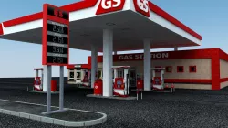 Gas Station Low-poly  3D model