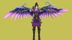 Girl Knight - 3D Female Warrior Low-poly  3D model