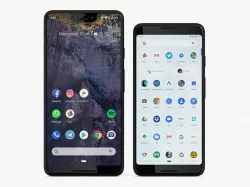 Google Pixel 3 and Pixel 3 XL Black Collection 3D model