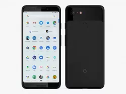 Google Pixel 3 Black  3D model
