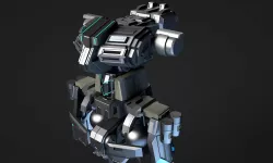 gundam robot cool 3D model