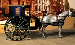 Hansom cab 1886 3D model