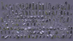 HardSurface Random KIT v1 3D model