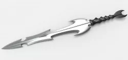 Hela Sword Low-poly  3D model