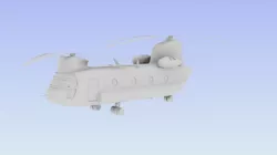 helicopter 3D model