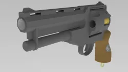 Hellboy Samaritan Gun 3D model