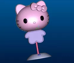 hello kitty Table lamp 3D print model