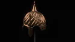 Helmet of Ottoman Soldier PBR Low Poly Low-poly  3D model