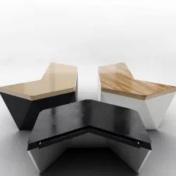 Hexagon table 3D model