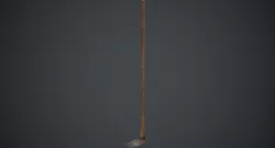 Hoe 2B Low-poly  3D model