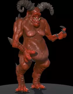 Hunger - low poly  Low-poly  3D model