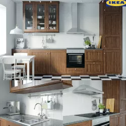 Ikea Edserum kitchen set 3D model