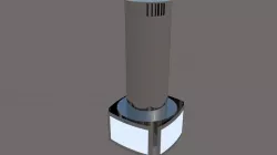island extractor hood 3D model